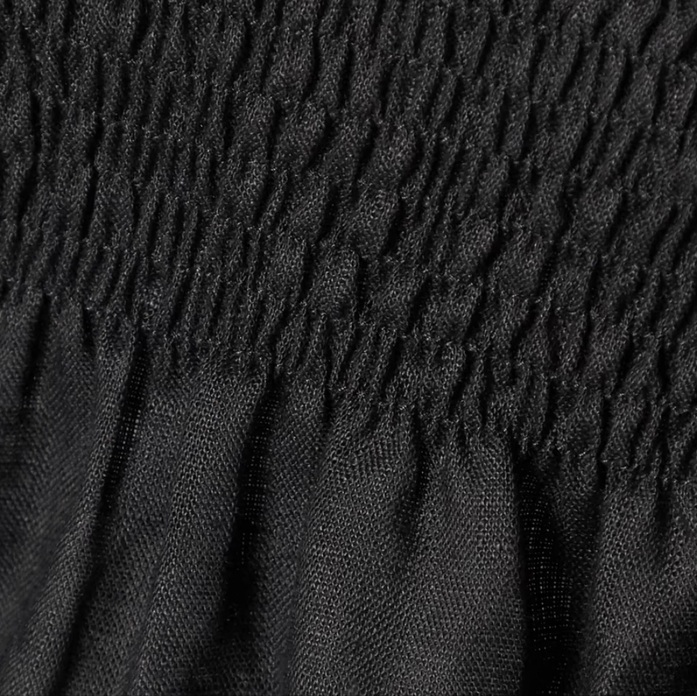 Sleeper 100% linen black atlanta midi dress, xsmall - Picture 6 of 6